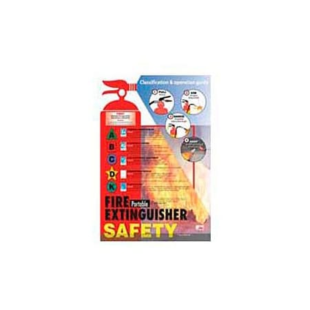 Poster, Fire Extinguisher Safety, 24 X 18